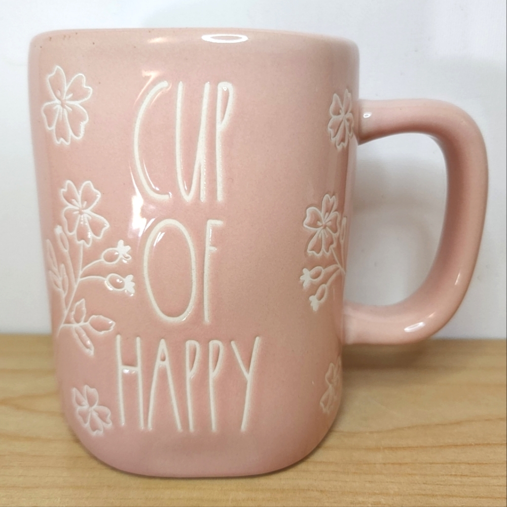 🆕️ Rae Dunn Cup of Happy Patterned Mug